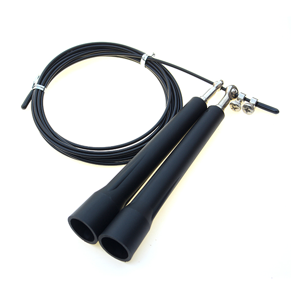 Plastic handle universal skipping rope